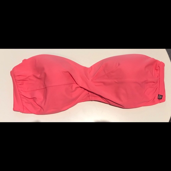 Coral pink bikini top - Picture 3 of 5